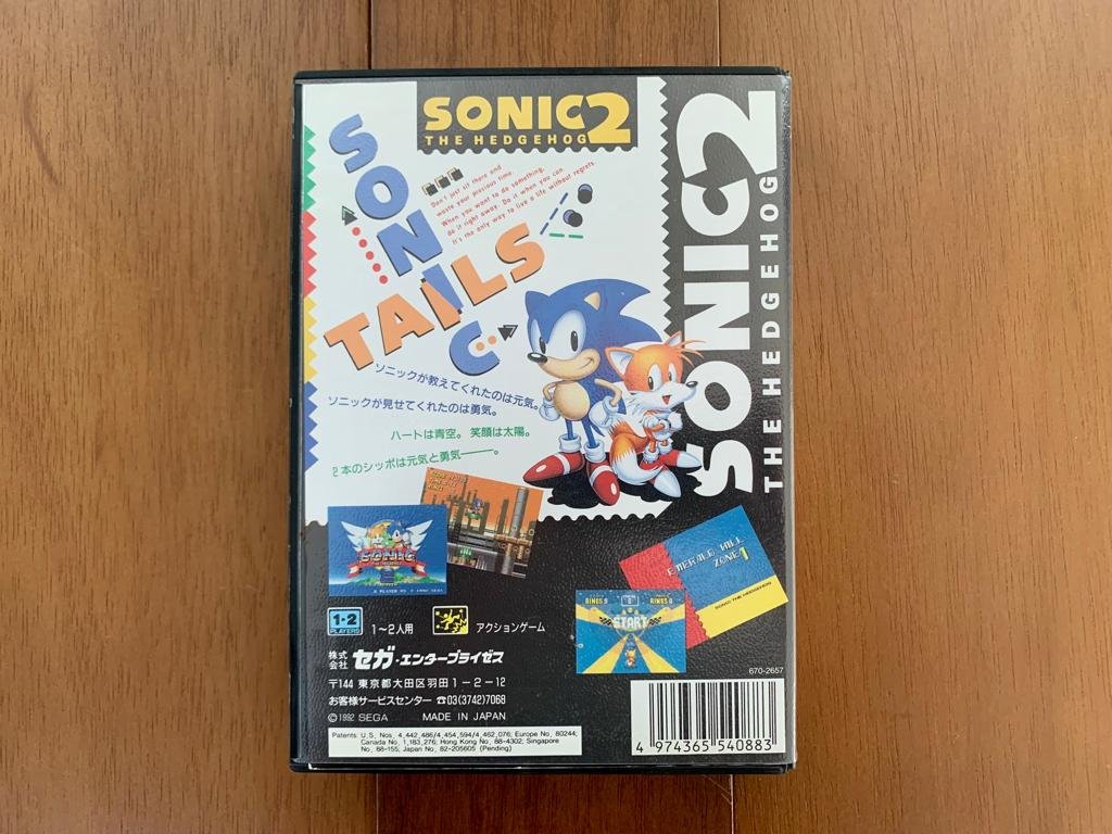 Sonic 2 , Item Original - Jogo para Mega Drive - Ifgames Diversões